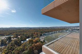 Wohnung kaufen in Meiereistraße, 1020 Wien, BESSER als in NYC beim Central Park! UNVERBAUBARER WEITBLICK über PRATER und DONAU vom 25. Stock! Eckwohnung mit Traumterrassen und Wintergarten!