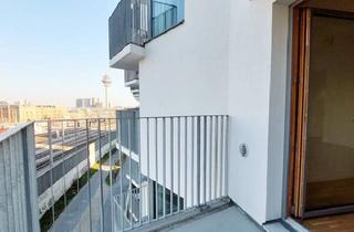 Wohnung mieten in 1100 Wien, Sonnwendviertel: 1-Zimmer-Wohnung mit Balkon im 10. OG – Fitnessraum, Co-Working & Rooftop-Terrasse inklusive!