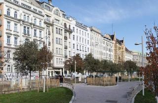 Wohnung kaufen in Linke Wienzeile, 1060 Wien, The essence of Vienna - Exklusives Altbaujuwel am Naschmarkt - 167 m² zeitlose Eleganz, kuratierte Designkunst und Blick auf Wiens neuen Naschpark