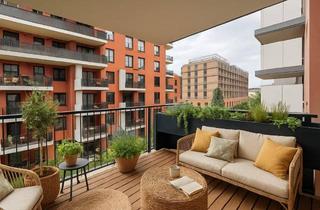 Wohnung kaufen in Donau, 1220 Wien, URBAN LIVING - Erstbezug - 2 Zimmer - Balkon - ca. 52m² gew. NFL - PKW-Stellplatz (optional) - allgemeine Dachterrasse und Fitnessstudio - Nähe Donauzentrum