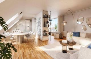 Maisonette kaufen in 1170 Wien, DG-AUSBAU im ALTBAU: klimatisierte modernisierte 2-Zimmer-Maisonettewohnung mit sonniger Terrasse (Innenhof)