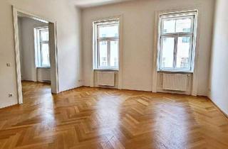 Wohnung mieten in Rembrandtstraße, 1020 Wien, AUGARTEN-NÄHE, gepflegte 85 m² Altbau, 3 Zimmer, Extraküche, Wannenbad, Parketten, WG-geeignet, 3. Liftstock, Rembrandtstraße