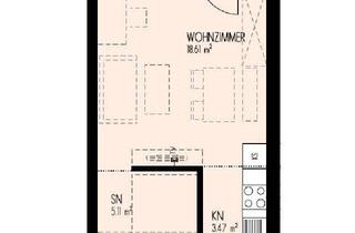 Wohnung mieten in 8020 Graz, 14. Stock! Singlewohnung mit großem Balkon & Sonnenaufgang