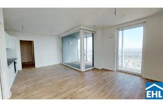 Wohnung mieten in Donau, 1220 Wien, Erstbezug – TOWER HOMES mit Rooftop Pool & Sauna bei U1 Kagran