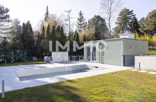 Wohnung kaufen in Schreiberweg, 1190 Wien, Luxuriöse 5 Zimmer Gartenwohnung mit privatem Pool und eigenem Poolhaus! Leben in den Weinbergen!
