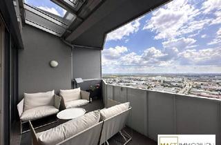 Penthouse kaufen in 1210 Wien, LUXUS über den Dächern Wien´s --- 4 Zimmer Penthouse im 26. Stock im Leopoldtower - SOFORT BEZUGSBEREIT.