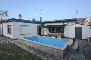 Haus mieten in Dumreichergasse, 1220 Wien, Wohnen wie im Urlaub Haus mit 2 Zimmer, Pool und ca 300m2 Garten