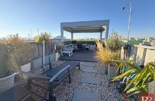 Wohnung kaufen in 2333 Leopoldsdorf, Familientraum mit 4 Zimmern, Dachterrasse mit Outdoorküche, exklusiver Badeseezugang, 2 Garagenplätze