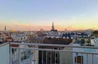 Wohnung mieten in Obere Weißgerberstraße, 1030 Wien, 3-Zimmer-Dachterrassentraum mit Fernblick - VIDEO verfügbar!