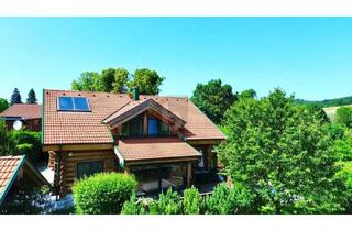 Haus kaufen in 2392 Sulz im Wienerwald, KANADAFEELING PUR - ROMANTISCHES NATURSTAMMBLOCKHAUS MIT NEUEM POOL!