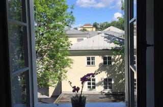 Wohnung mieten in Mönchsberg, 5020 Salzburg, Traumhaftes Wohnen All-Inclusive (mind. 1 bis max. 6 Monate für 1-2 Personen) in historischem Stadthaus aus dem 14. Jhd. - direkt am Festungsberg Hohen Salzburg (privat, keine Prov.)!