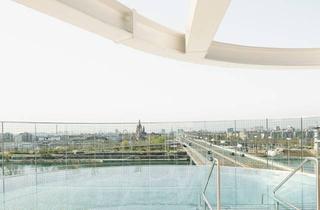 Wohnung mieten in 1220 Wien, 44. Stock: Welness, Gym, Pool und den schönsten Ausblick mit Sonnenuntergang auf Kahlenberg