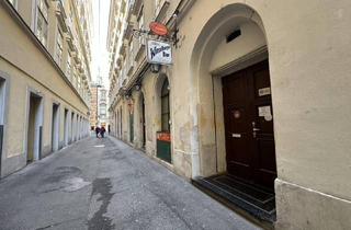 Geschäftslokal mieten in Fleischmarkt, 1010 Wien, 1. Bezirk: Großes Geschäftslokal in Seitengasse (Wolfengasse) am Fleischmarkt zu vermieten