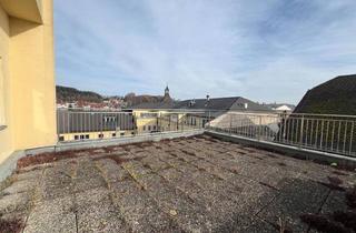 Wohnung kaufen in 4840 Vöcklabruck, Leistbare sonnige Traum Terrassen Wohnung mit Loggia und bombastischem Fernblick in 1A Lage Stadtplatz / Vöcklabruck
