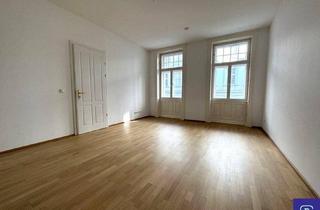 Wohnung mieten in Neustiftgasse, 1070 Wien, Provisionsfrei: Unbefristeter 98m² Altbau mit 11m² Süd-Loggia und Einbauküche - 1070 Wien!