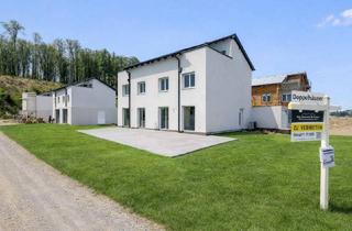 Doppelhaushälfte kaufen in 4800 Attnang, Leistbare Neubau Doppelhäuser 128 m², Kauf ab nur € 1.505,- /Monat, Förderung fix 1,5%/20 J., Galerie, Dachterrasse, Eigengarten, Einzelgarage
