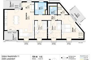 Wohnung kaufen in 2326 Lanzendorf, Dachgeschoßwohnung Terrasse und Balkon
