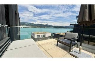 Wohnung kaufen in 9082 Maria Wörth, Dellach / Wörthersee: Mini-Seewohnung mit mega Seeblickterrasse & Garage, Anleger-geeignet