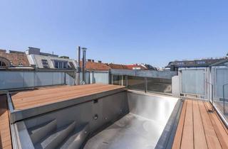 Penthouse kaufen in Donaukanal, 1020 Wien, In 3 Minuten vom eigenen Pool ins pralle Leben - und trotzdem ein Familienrefugium