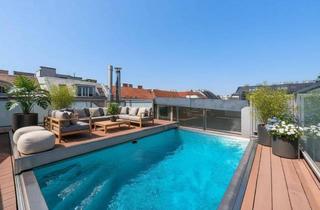 Penthouse kaufen in Donaukanal, 1020 Wien, Vom eigenen Pool ins pralle Leben - ein Familienrefugium