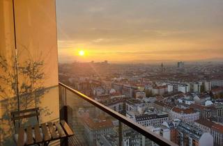 Wohnung mieten in Schnirchgasse, 1030 Wien, Flexibles ALL-INCLUSIVE-LIVING - TrIIIple 25. Stock - TOP-Innenstadtblick - Rooftop-Pool