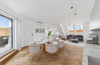 Wohnung kaufen in 1090 Wien, Luxuriöser Erstbezug: Dachgeschosswohnung mit Terrasse auf Wohnebene, Privatsphäre und freiem Blick