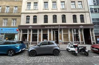 Büro zu mieten in Lerchenfelder Straße, 1080 Wien, große Auslagenfront / 115m² Geschäftslokal mit einem 75 m² Verkaufsraum / wird zum Großteil saniert