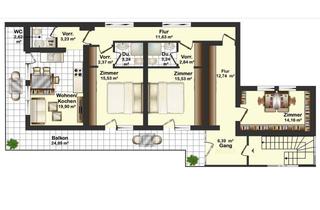 Wohnung kaufen in 6383 Kirchdorf in Tirol, Paradies für kreative Käufer: Etagenwohnung mit großem Balkon und eigenem Dachboden