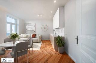 Wohnung kaufen in Siebenbrunnengasse 65, 1050 Wien, Nachhaltig mit Charme - Eleganter Altbauflair mit südwestseitiger Loggia bei zukünftiger U2