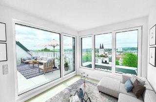 Wohnung kaufen in 1140 Wien, DACHTRAUM - ERSTBEZUG mit großer TERRASSE + GARTEN + GARAGE in 1140 WIEN