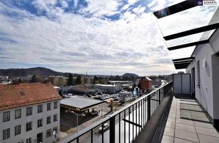 Penthouse kaufen in Schloßberg, 8051 Graz, Ihr Traum-Penthouse in Graz-Gösting wartet! Lassen Sie sich von atemberaubendem Schlossbergblick, einer großzügigen Dachterrasse und Komfort mit Tiefgarage und Kellerabteil verzaubern.