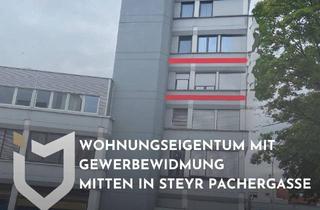 Wohnung kaufen in 4400 Steyr, PREISREDUKTION - WOHNUNGSEIGENTUM MIT GEWERBEWIDMUNG MITTEN IN STEYR - PACHERGASSE
