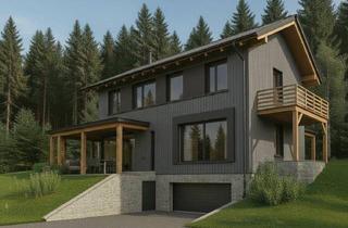 Haus kaufen in 5322 Hof bei Salzburg, Idylle am Waldrand: Modernes Massivholz-Wohnhaus in Hof bei Salzburg