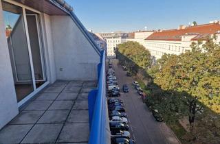 Wohnung mieten in Leystrasse, 1200 Wien, Lichtdurchflutete Dachgeschosswohnung mit 3-Zimmern (101 m²) und großzügiger Terrasse in ruhiger Lage – 1200 Wien
