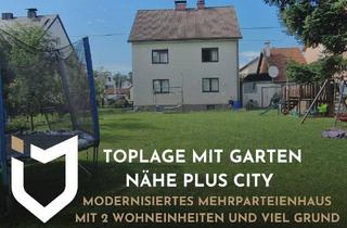 Haus kaufen in 4061 Pasching, +TOPLAGE MIT GARTEN+MODERNISIERTES MEHRPARTEIENHAUS MIT 2 WOHNEINHEITEN NÄHE PLUS CITY