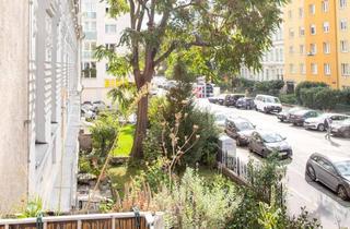 Wohnung kaufen in 1200 Wien, Vorgarten: Gemütliche Balkonwohnung + Idealer Grundriss + Sonniges Wohnzimmer + Teilbar auf 2-3 Zimmer