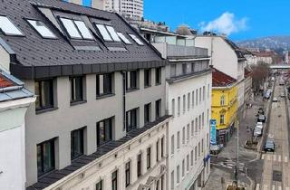 Wohnung kaufen in Thaliastraße, 1160 Wien, DG I Erstbezug I U3-Nähe & S-Bahn Ottakring I Loggia, Innenhoflage, Luftwärmepumpe, Fußbodenheizung, 2 Bäder, Küche u. v. m.!