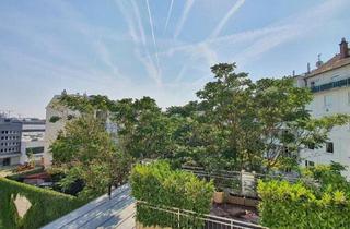 Wohnung kaufen in Kunzgasse, 1020 Wien, ++NEU++ Altbau-Charme mit Balkon! Traumhafte 3-Zimmer-Wohnung mit 10 m² Terrasse & Blick! Nur 1 Minute zum Augarten!