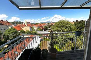Wohnung mieten in Schloßberg, 8010 Graz, 3-Zimmer-Wohnung mit Balkon und Schlossbergblick - ab 1.2.2026 für ca. 6 Monate zu vermieten