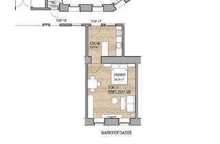 Wohnung kaufen in Markhofgasse, 1030 Wien, PROVISIONSFREIE sanierungsbedürftige Altbauwohung | Nähe U3-Station-Schlachthausgasse | Lift in Planung