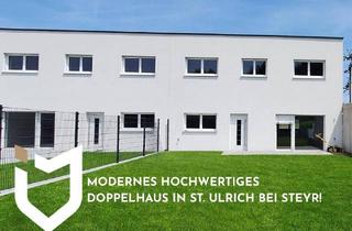 Haus kaufen in 4400 Sankt Ulrich bei Steyr, MODERNES HOCHWERTIGES DOPPELHAUS IN ST. ULRICH BEI STEYR!