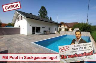 Haus kaufen in 8077 Gössendorf, Sackgassenlage! Geräumiges Ziegelmassivhaus mit Sauna und Pool in Gössendorf!