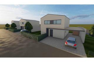 Haus mieten in Kasernenstraße 28, 7540 Güssing, ERSTBEZUG - MIETE! Modernes Einfamilienhaus (110m²) Grünbereich und Carport in Güssing