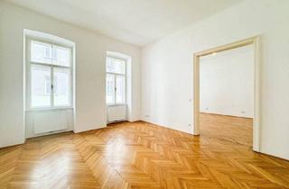 Wohnung kaufen in Hirschengasse, 1060 Wien, AUSGEZEICHNETE LAGE NÄHE MARIAHILFER STRASSE - DURCHDACHTE RAUMAUFTEILUNG - ALTBAUCHARME AUF 2 ZIMMERN MIT SEPARATER KÜCHE