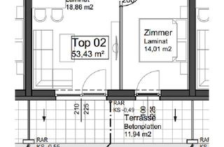 Wohnung mieten in Untere Hauptstraße 14/1/2, 3650 Pöggstall, Junges Wohnen | Geförderte 2-Zimmer Gartenwohnung in Miete | ca. 53 m² | Terrasse