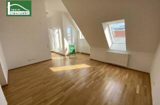 Wohnung kaufen in Senefeldergasse, 1100 Wien, DG-Wohnung in Ruhelage nahe Reumannplatz und Antonspark mit toller Terrasse im sanierten Altbau!