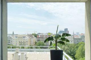 Wohnung mieten in Böcklinstrasse, 1020 Wien, Blick über ganz Wien.