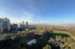 Wohnung mieten in Donau, 1220 Wien, Modernes, vollmöbliertes Single-Apartment mit traumhaftem Blick – Nähe UNO City & U1