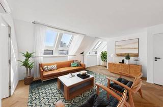 Wohnung kaufen in 1090 Wien, Luxusoase zum Erstbezug: Architekten-Dachgeschosswohnung mit 6 Zimmern