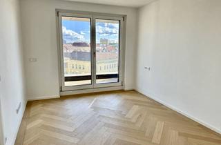 Wohnung kaufen in 1100 Wien, Provisionsfrei: 9. Stock. Hauptbahnhof - 2 Zimmer mit viel Licht - Von der Sonne geküsst